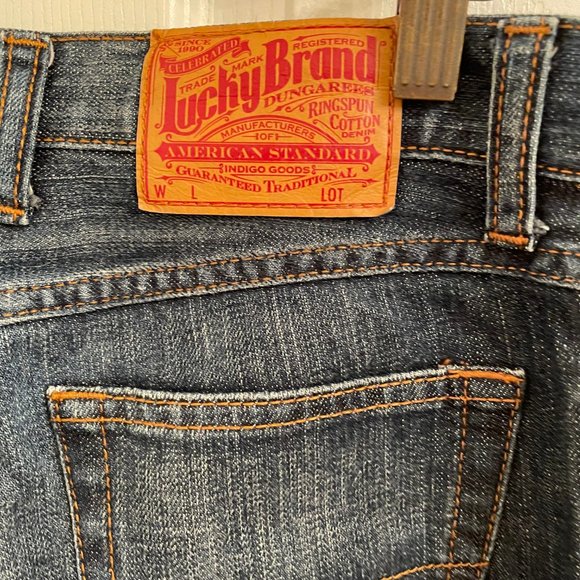 Lucky Brand Blue Denim Classic Fit Crop Jeans size 27 - Picture 5 of 5
